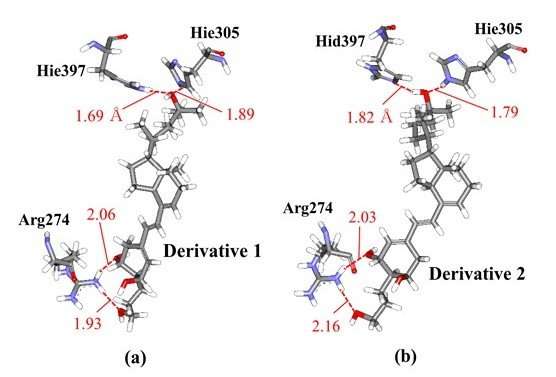 Chirality of vitamin-D derivative affects the protonation states of its receptor protein