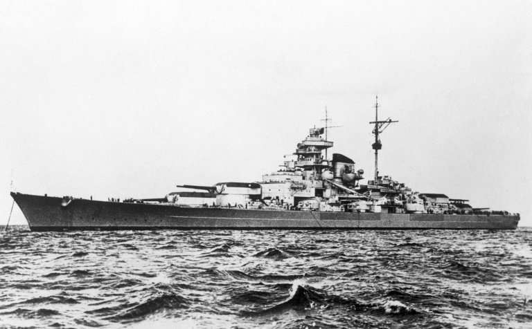 Churchill described the German battleship Tirpitz  as &quot;the beast&quot;
