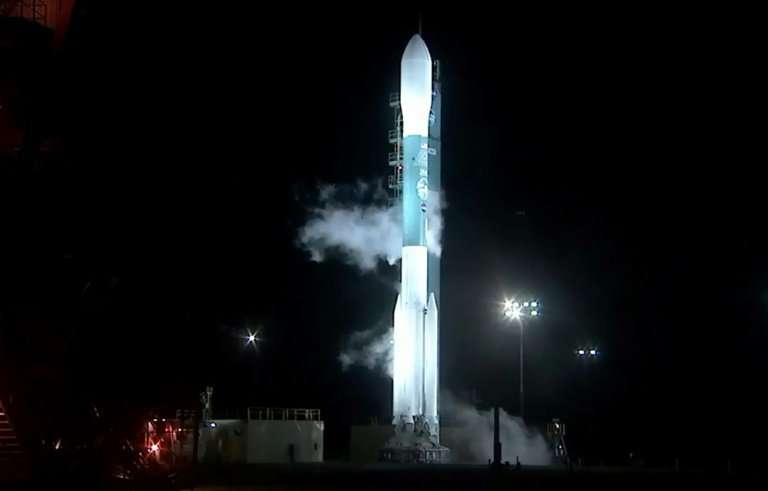 Cloaked in pre-dawn darkness, the $1 billion, half-ton ICESat-2 launched aboard a Delta II rocket from Vandenberg Air Force base