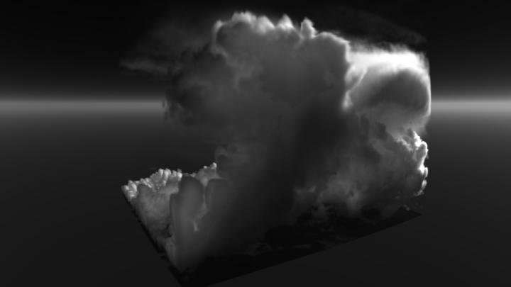 Cloud formation and distribution follows simple thermodynamic, statistical laws