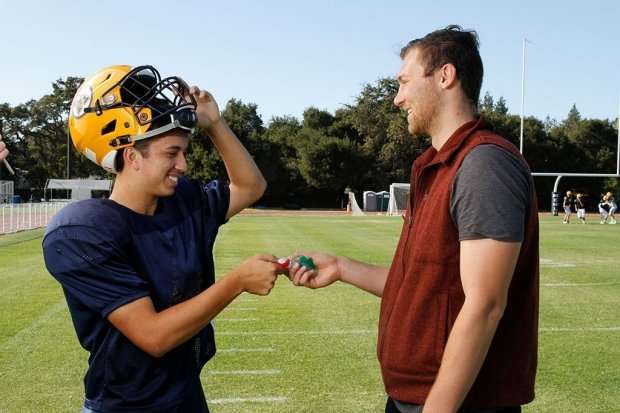Concussion researchers study head motion in high school football hits