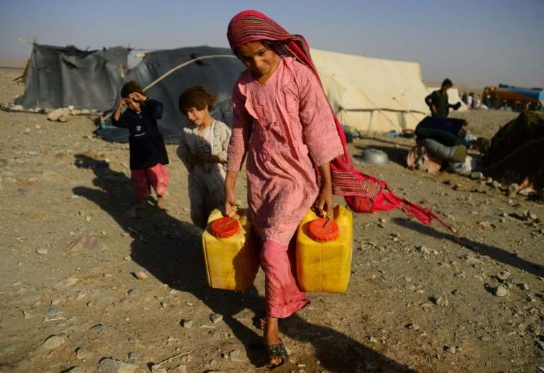 Conditions are miserable in the camps where families displaced by the drought have settled as temperatures drop across the count