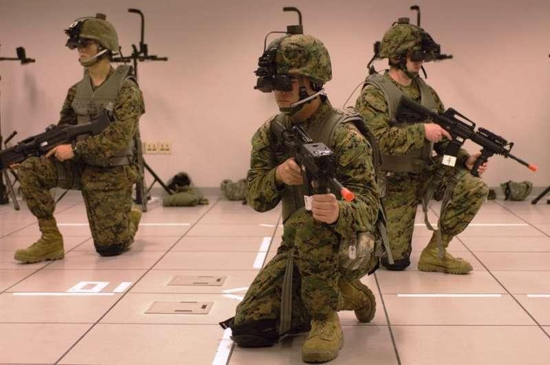 Counter-terrorism police are now training with virtual terrorists