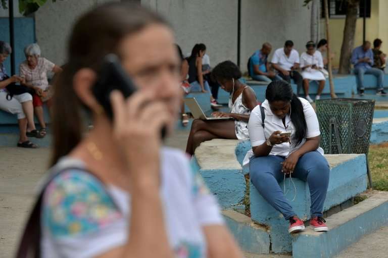 Cubans have relied for years on WiFi zones in public parks and squares