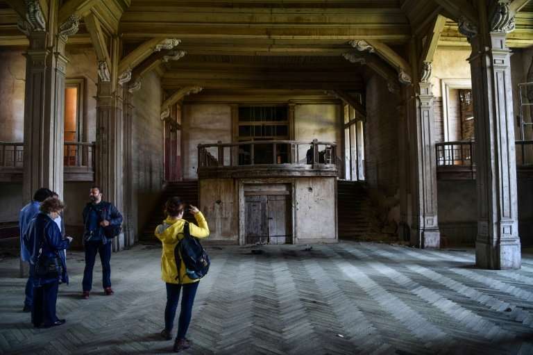 Despite its dilapidated state, some of the 220 rooms in the Prinkipo Greek Orthodox orphanage still retain vestiges of splendour