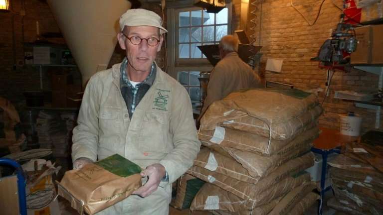 Dutch miller Maarten Dolman is one of only about 40 people in the Netherlands to still earn a living from making flour in the ti