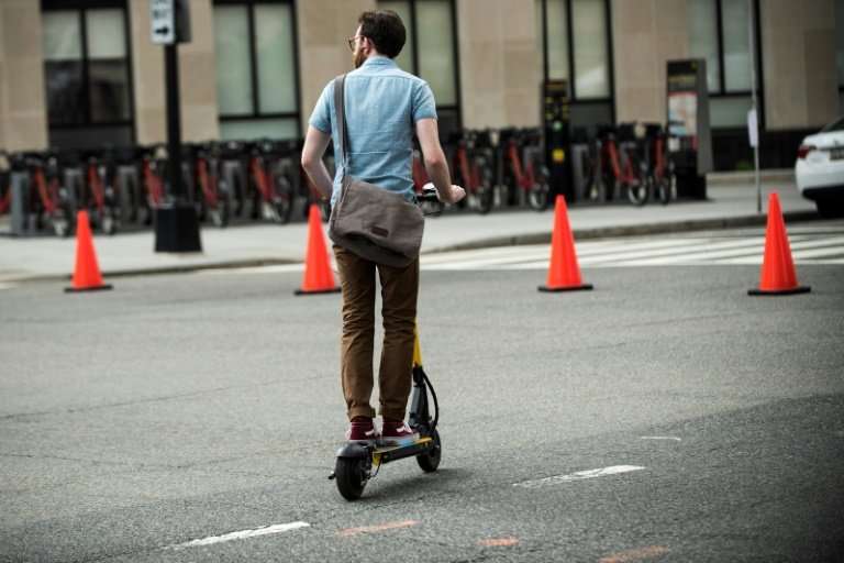 Electric scooters rented by smartphone app are becoming a trend in Washington DC and other cities