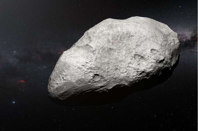 Exiled asteroid discovered in outer reaches of solar system
