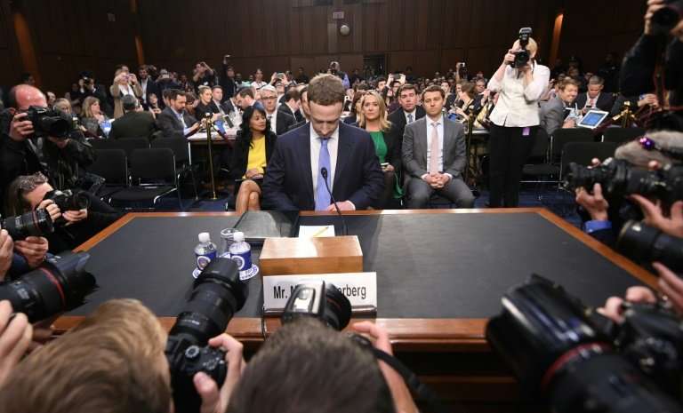 Facebook critics argue that  CEO Mark Zuckerberg—seen at a congressional hearing in April—needs more oversight from the company'