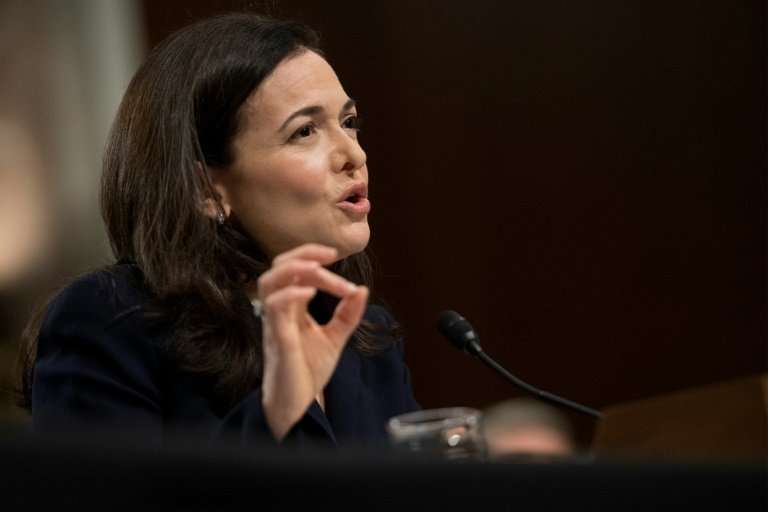 Facebook number two executive Sheryl Sandberg repeated that the social network was too slow to respond to foreign influence camp