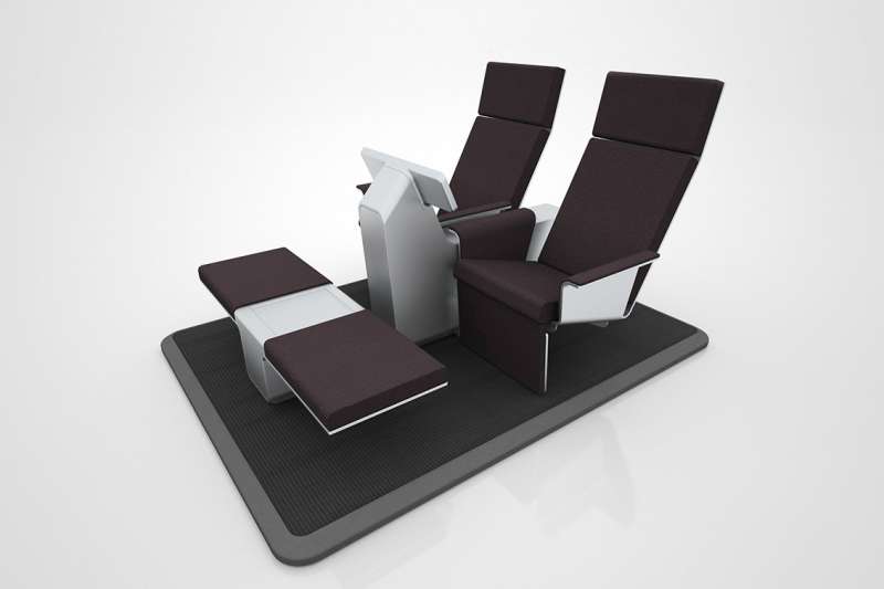 Fly with individually air-conditioned seats
