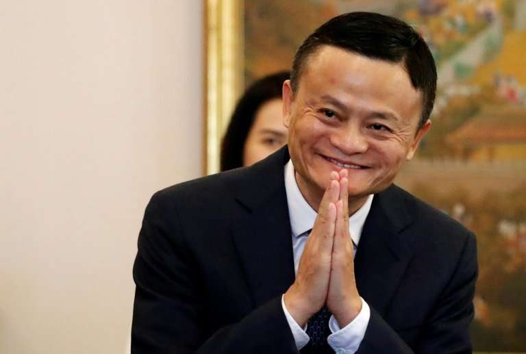 Former English teacher Jack Ma, 54, has become a globally recognised figure through his constant travel and playful antics
