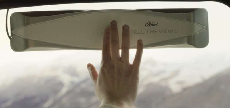 For the blind, a device on car window delivers haptic experience of scenic view