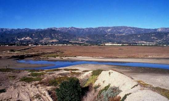 Geologists provide evidence that a series of storms caused extensive erosion of the Carpinteria Salt Marsh