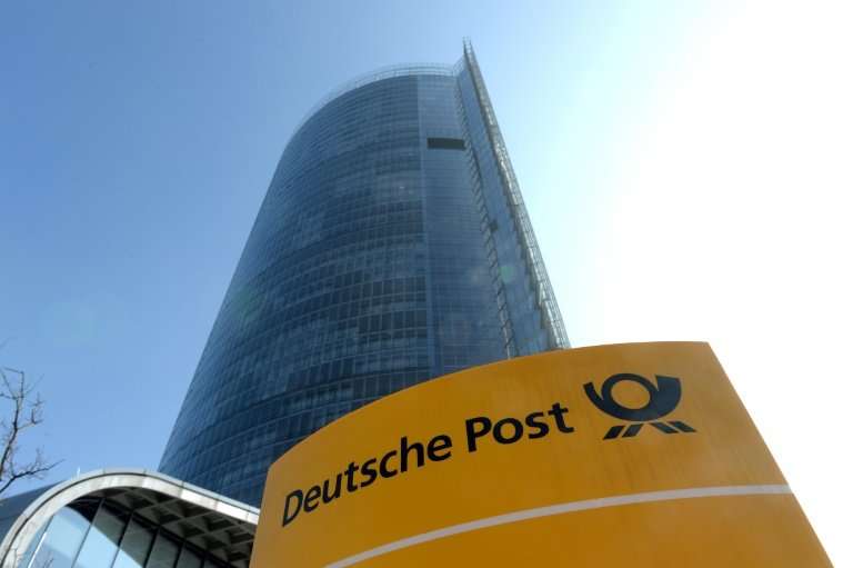 German logistics group Deutsche Post DHL said net profits were down 5.2 percent year-on-year between January and March
