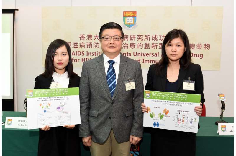 HKU AIDS Institute invents universal antibody drug for HIV-1 prevention and immunotherapy