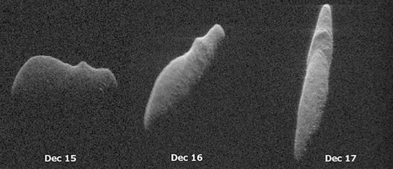 Holiday Asteroid Imaged with NASA Radar