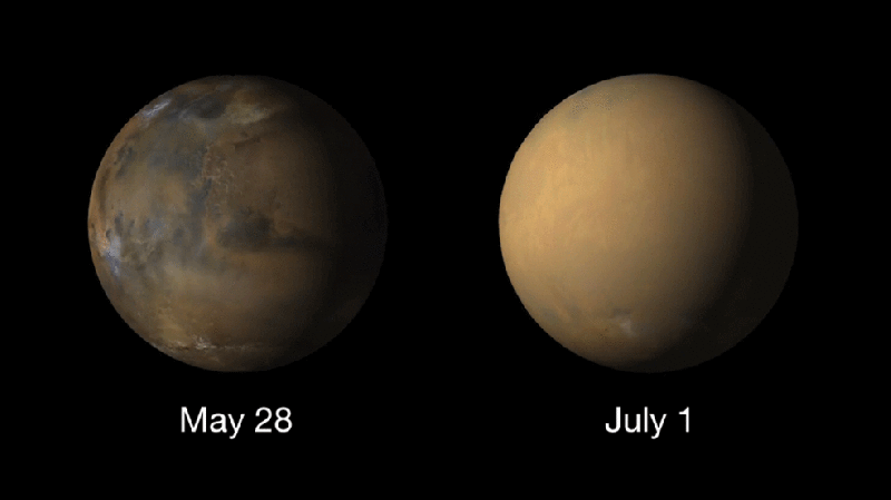 How a tiny Curiosity motor identified a massive Martian dust storm
