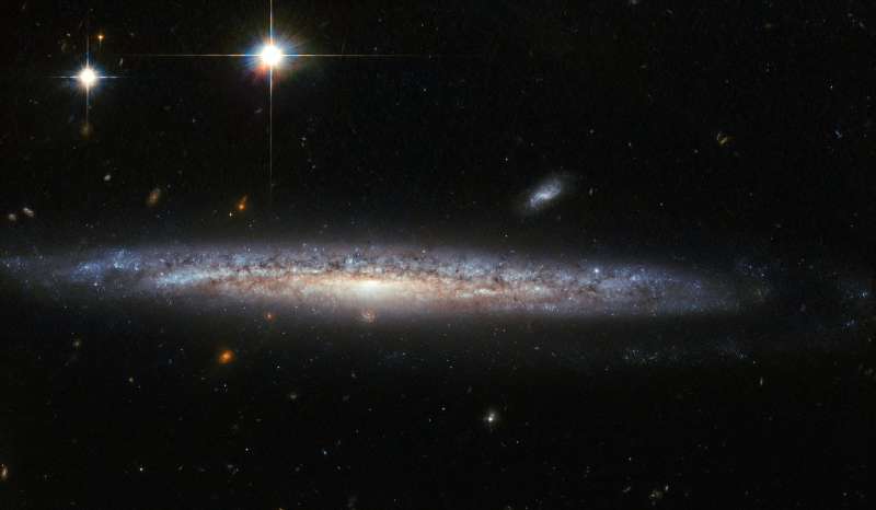 Hubble's curious case of a calcium-rich supernova