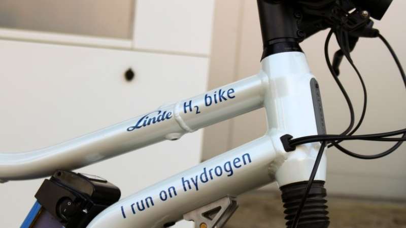 Hydrogen as a pedalling aid