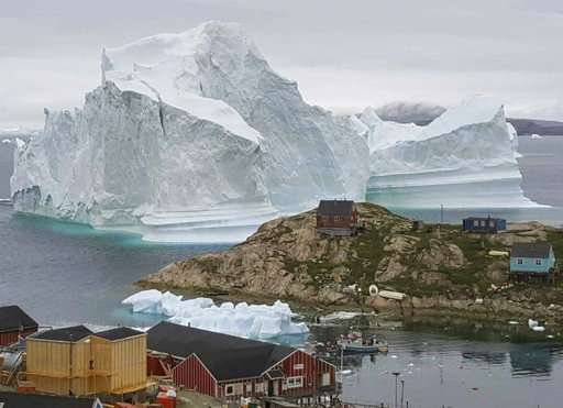 Iceberg 4 miles long breaks off from Greenland glacier