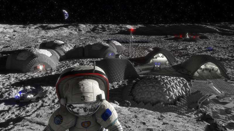 Image: Future moon base