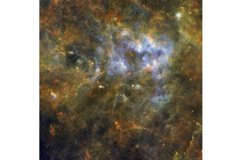 Image: Hidden secrets of a massive star-formation region