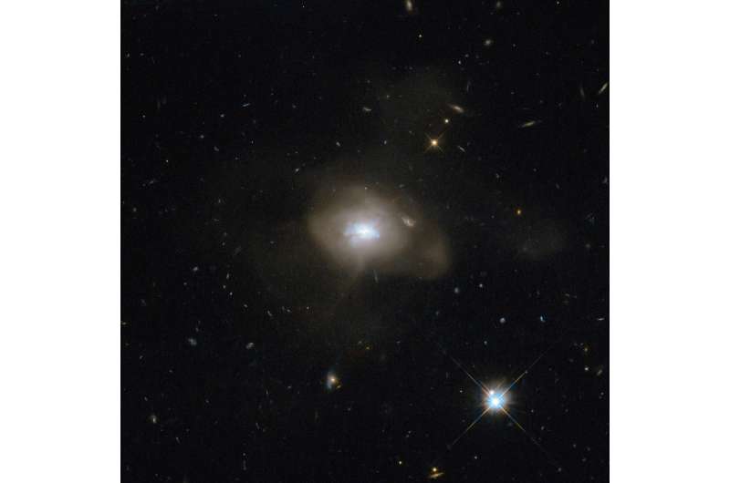 Image: Hubble finds the calm after the galactic storm