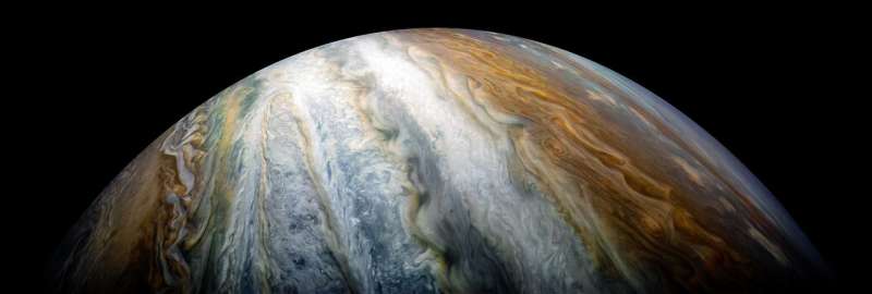 Image: Jupiter’s colorful cloud belts