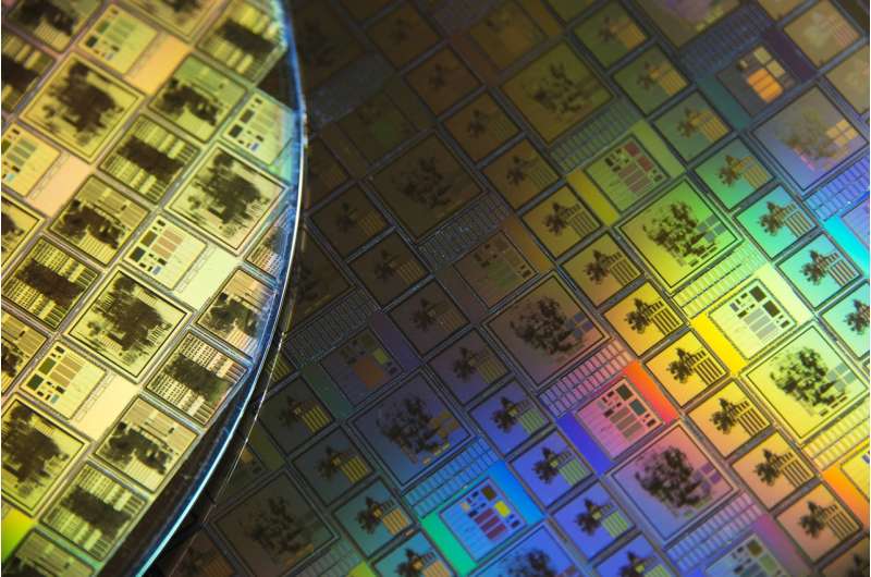 Image: Space chips etched in silicon