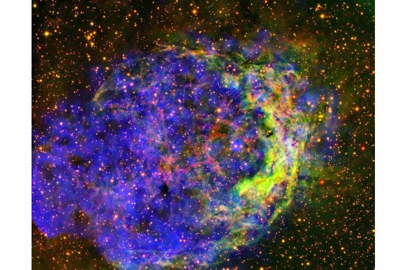 Image: Star-circling bubble of gas