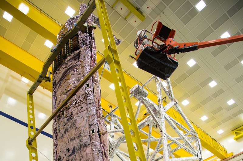 Image: Technicians ensure James Webb Space Telescope’s sunshield survives stresses experienced during liftoff