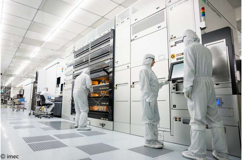 Imec reports for the first time direct growth of 2-D materials on 300mm wafers