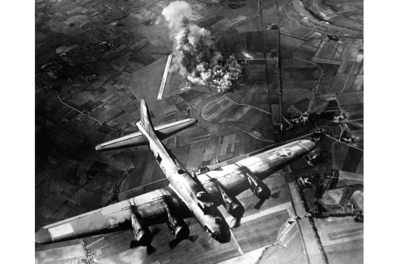 Impact of WWII bombing raids felt at edge of space