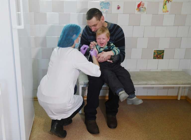 In 2017 almost 4,800 cases of measles and five fatalities were recorded in Ukraine