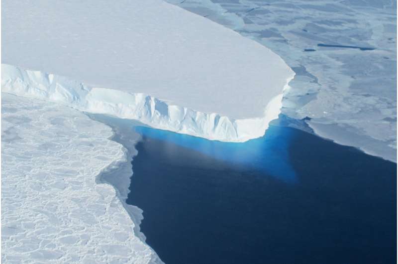 Interacting Antarctic glaciers may cause faster melt and sea level contributions