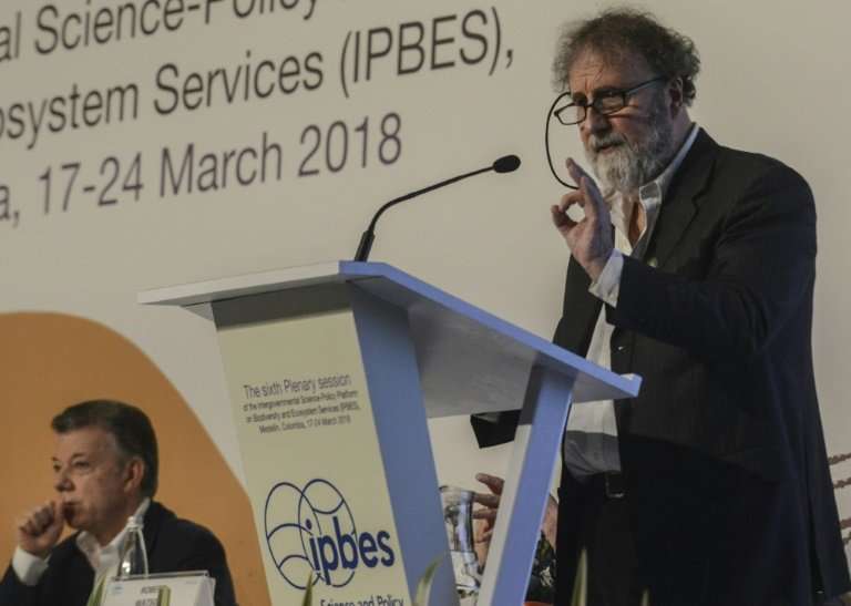 IPBES President Robert Watson said land degradation will force a mass migration of at least 50 million people by 2050