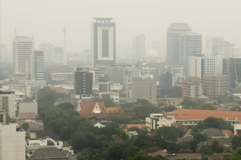 Jakarta is notorious for its air pollution and traffic jams