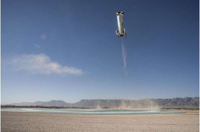 Jeff Bezos' Blue Origin launches spacecraft higher than ever