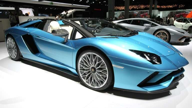 Lamborghini last year delivered a record number of cars, including models such as this Aventador S Roadster.