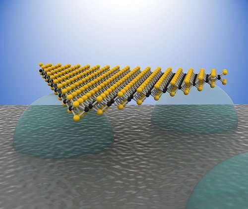 Levitating 2-D semiconductors for better performance