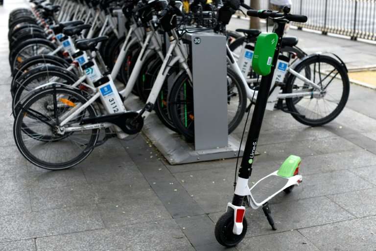 Lime scooters are tolerated by Madrid's left-wing city hall, intent on reducing pollution