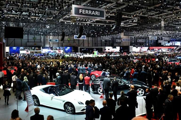 Luxury carmakers will be showing off their wares once again at the Geneva  Motor Show - but healthy profits cannot fully ease co