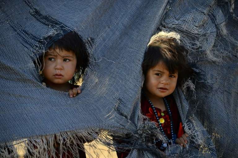 Many Afghans, including children, are living in pitiful, makeshift tents that offer little or no protection against the cold and