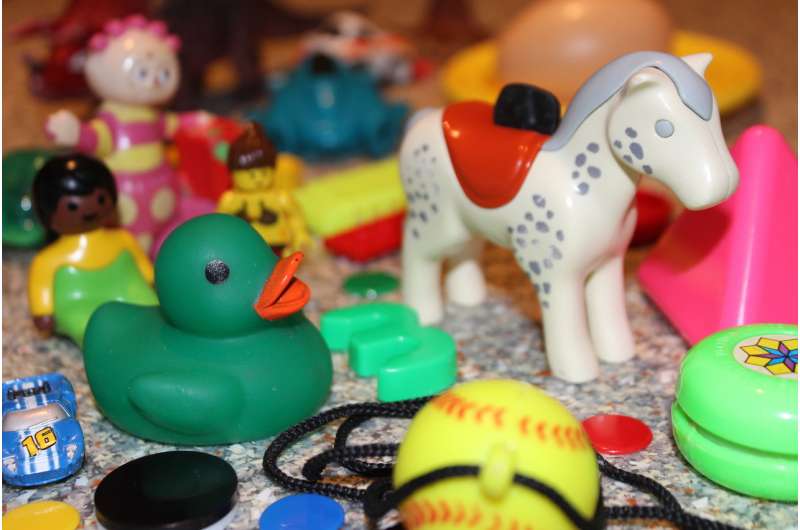 Many second hand plastic toys could pose a risk to children's health, study suggests