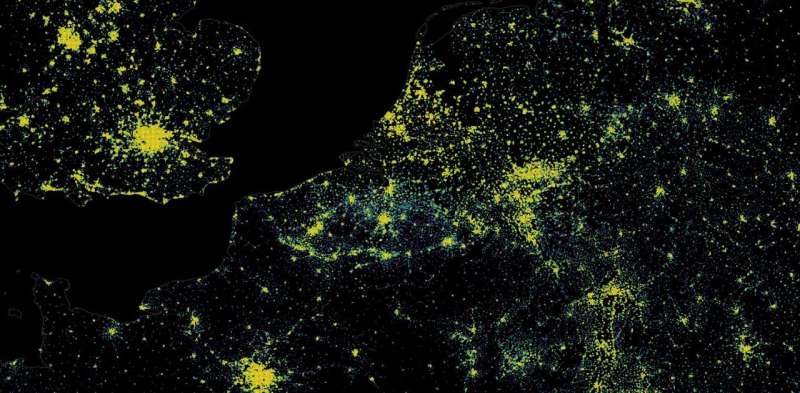 Maps reveal the truth about population density across Europe