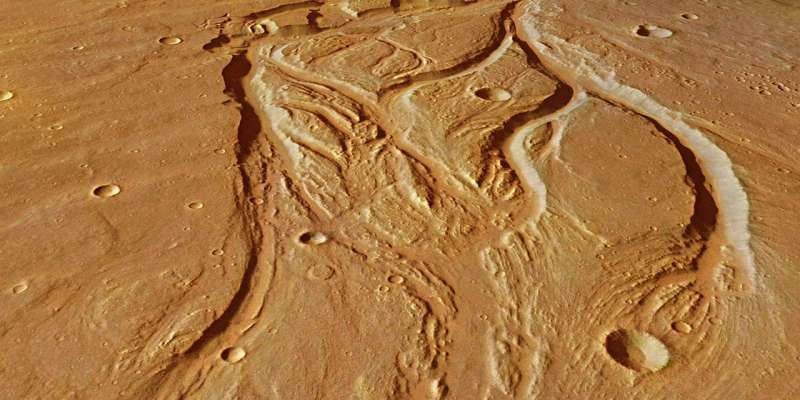 Mars valleys traced back to precipitation