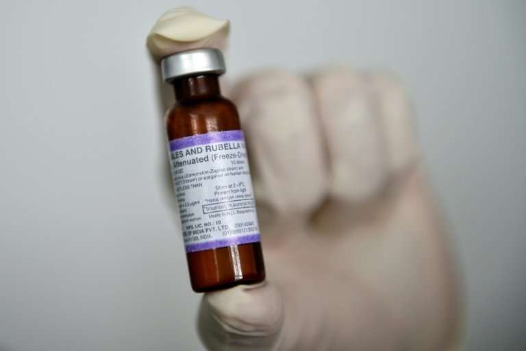 Medically baseless claims linking the measles vaccine to autism are partly to blame, WHO says