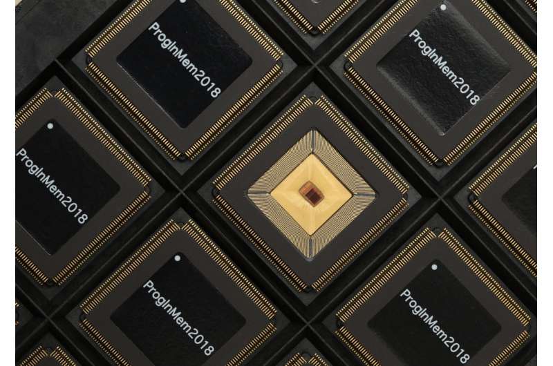 Merging memory and computation, programmable chip speeds AI, slashes power use