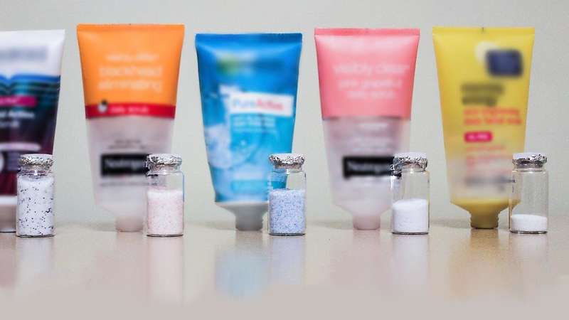 Microbeads in cosmetics might already be on the way out, new research suggests